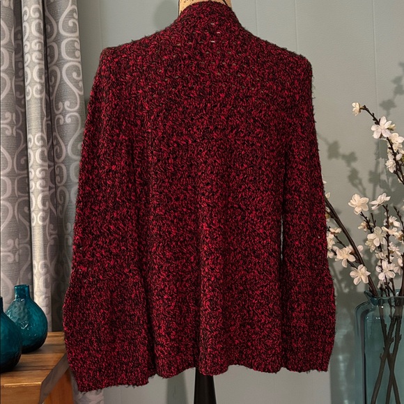 Ruby Rd Marled One Button-Front Cardigan - Picture 5 of 11